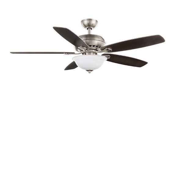 Hampton Bay Southwind II Brushed Nickel Ceiling Fan - Picture 6 of 10